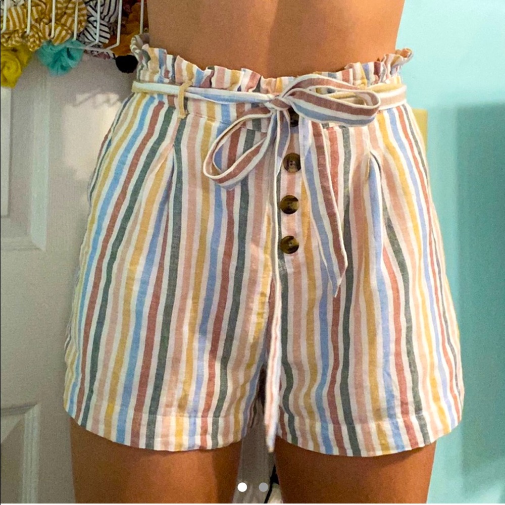 american eagle paper bag shorts size small